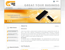 Tablet Screenshot of caesar-group.com